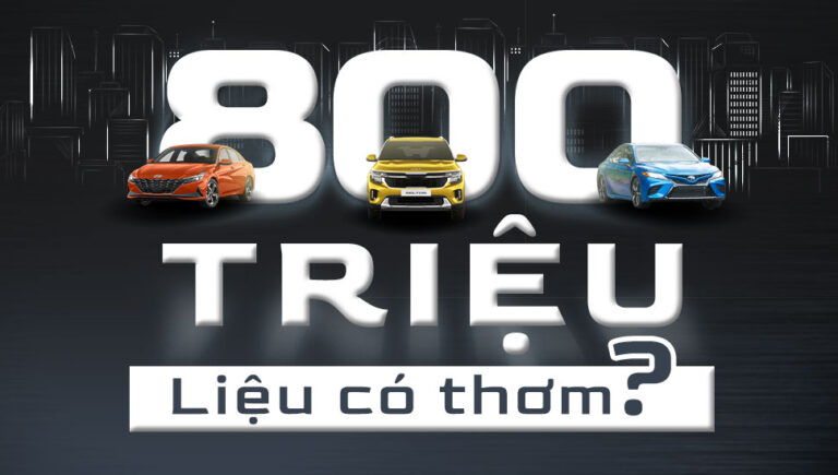 Muốn lụm con xe trong tầm 800 triệu, liệu chiếc nào thơm?