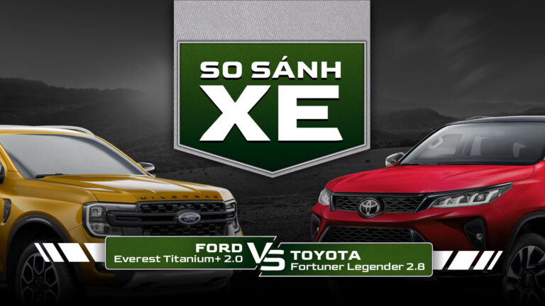 Ford Everest và Toyota Fortuner: hai ngôi sao 7 chỗ gầm cao