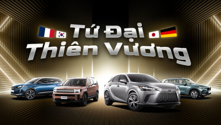 Tứ Đại Thiên Vương SUV: Pháp – Hàn – Nhật – Đức 