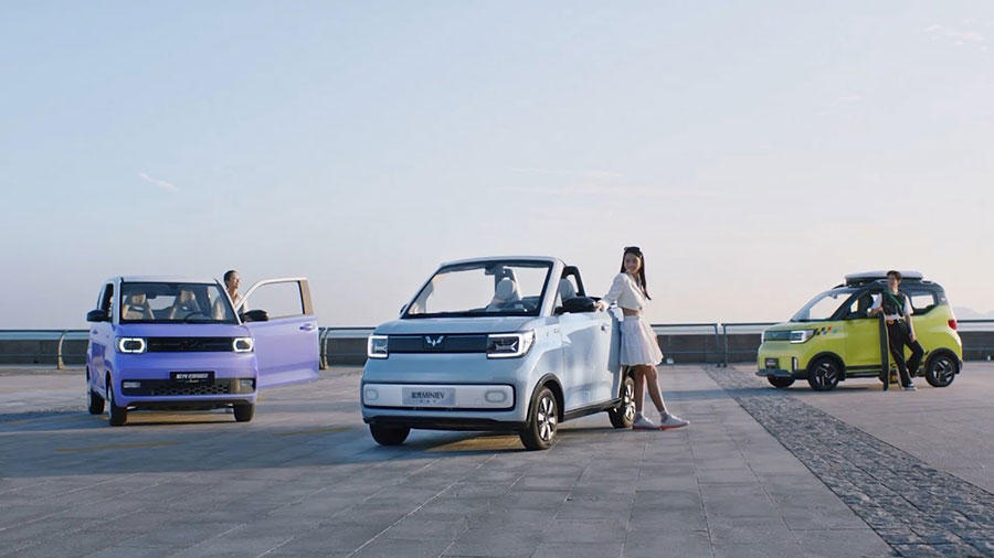 Mọi thứ trên Wuling Mini EV đều nhỏ Mọi thứ trên Wuling Mini EV đều nhỏ