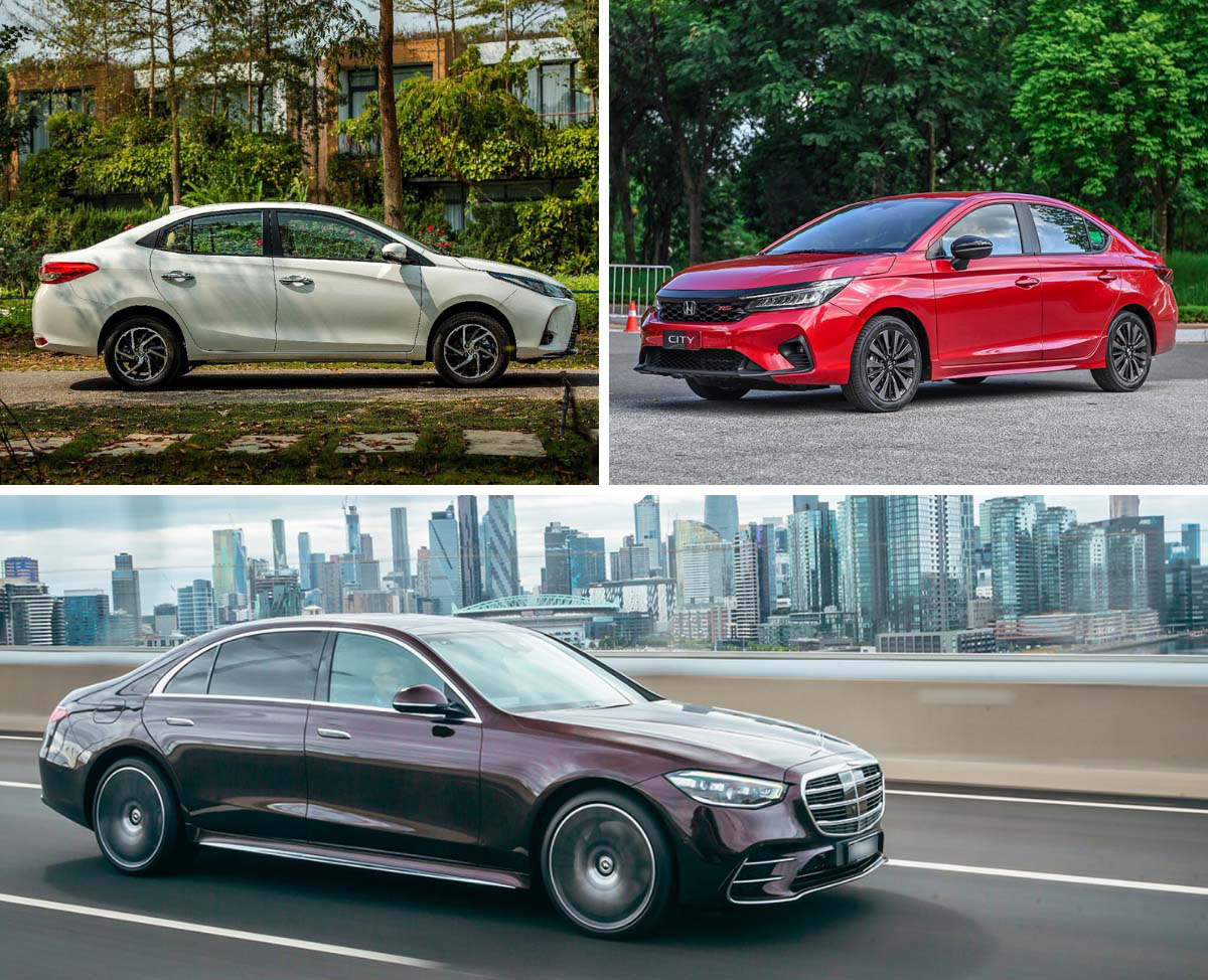 Dòng xe sedan của các hãng
