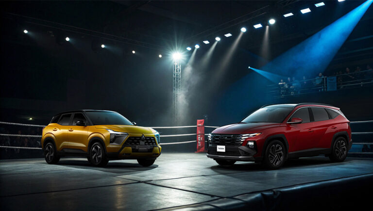 Mitsubishi Xforce 105 mã lực có đánh bật Hyundai Tucson?