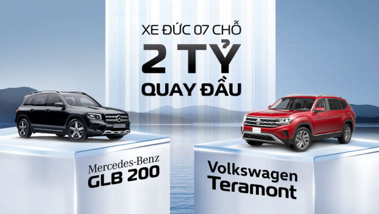 Xem mắt GLB 200 và Teramont: xe Đức 7 chỗ gầm cao