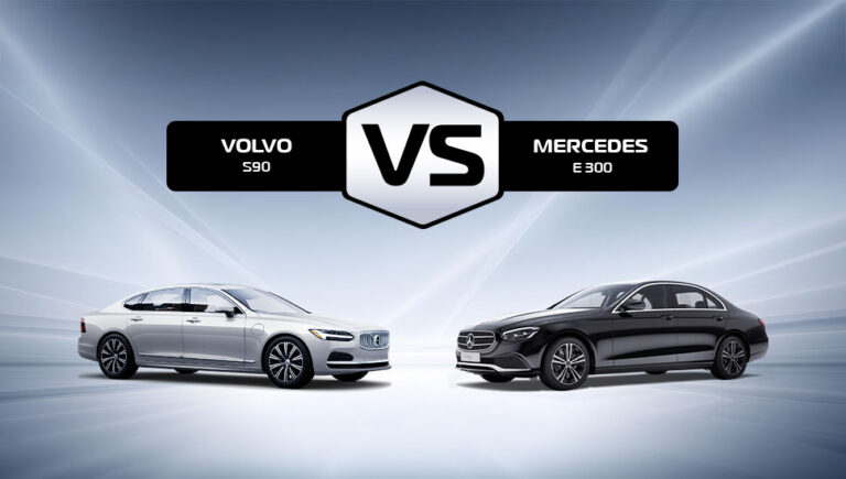 Volvo S90 và Mercedes E300: Hai thái cực hạng sang