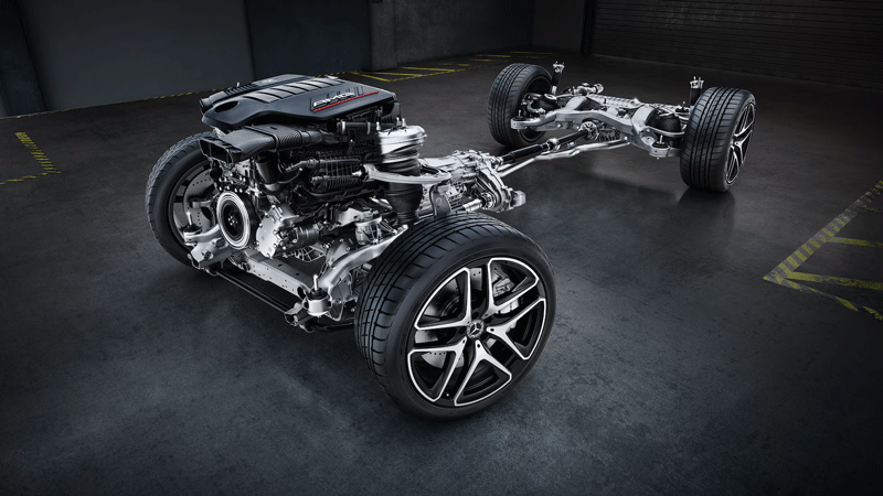 Khối động cơ AMG 53 Coupe Khối động cơ AMG 53 Coupe