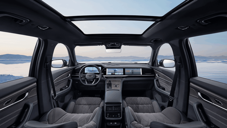 Geely Monjaro full option, phong cách chủ tịch mọi hàng ghế