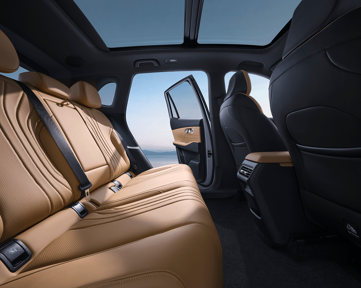 Geely ex5 emi nội thất ghế sau