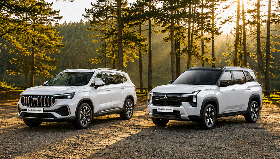 Geely Okavango 7 chỗ gầm cao có gì hơn Mitsubishi Destinator?