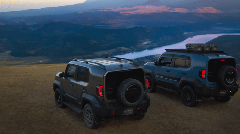 Land Cruiser FJ Back view