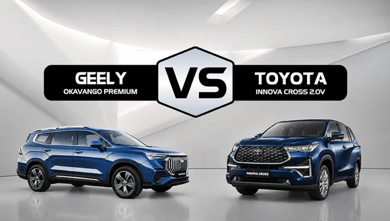 Geely Okavango 7 chỗ nộp mạng cho Innova 8 ghế?
