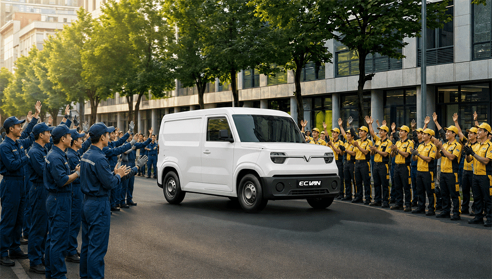 Đánh giá VinFast EC Van Thumb