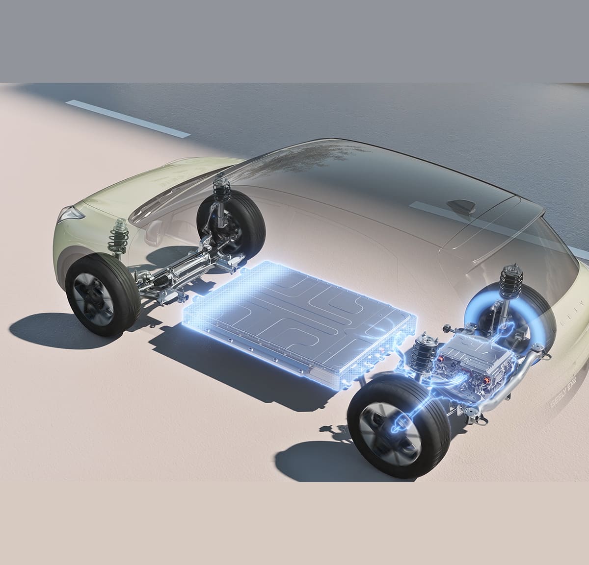 Geely EX2 Cầu sau