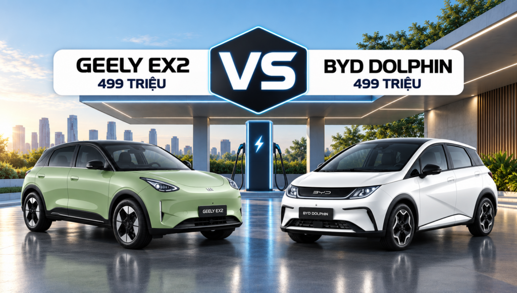 So sánh Geely EX2 và BYD Dolphin Thumb