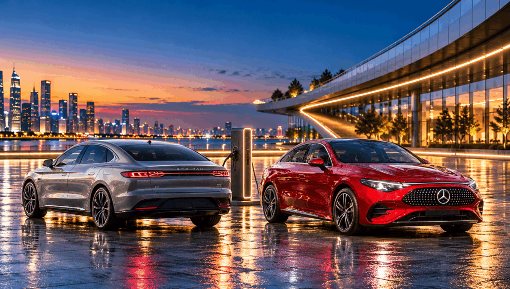 CLA 200 điện đấu BYD Han Thumb