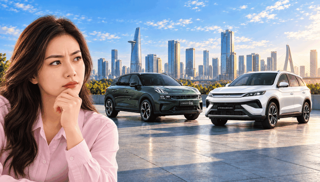 Lynk&Co 06 và BYD Sealion 5 giấu gì dưới nắm capo?