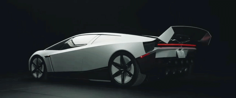 Tesla Roadster kéo màn