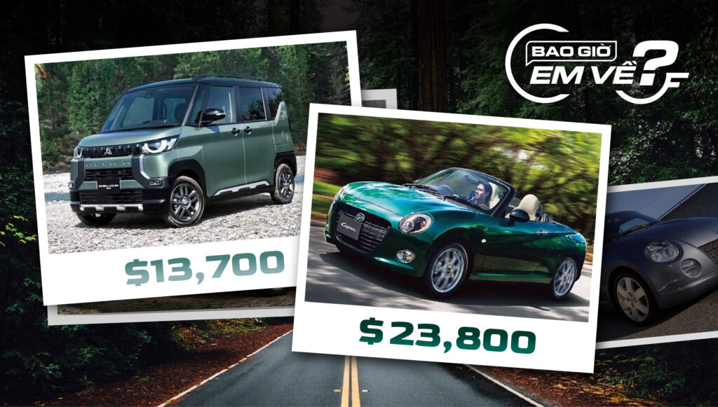 Mitsubishi Delica Mini vs Daihatsu Copen: Xuất phẩm Nhật