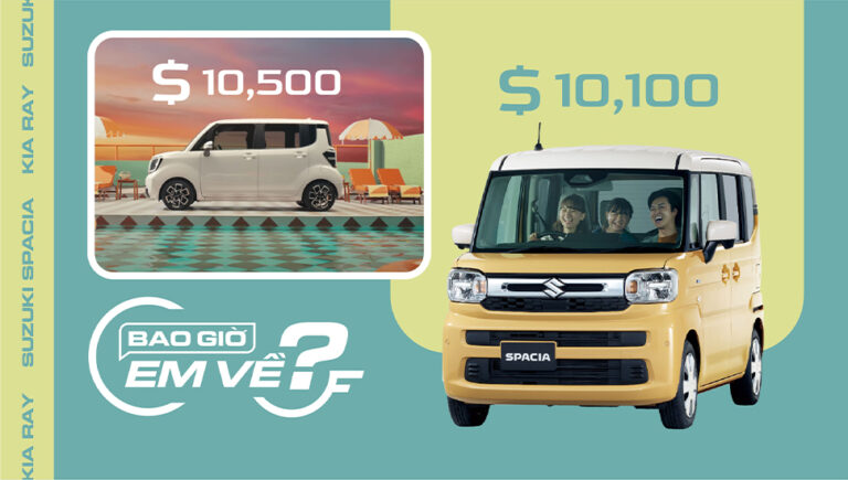 Suzuki Spacia vs Kia Ray: 2 chiếc kei car hiếm có, khó tìm