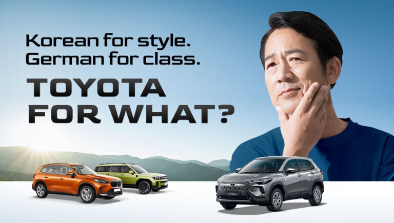Korean For Style. German For Class. Toyota For What?