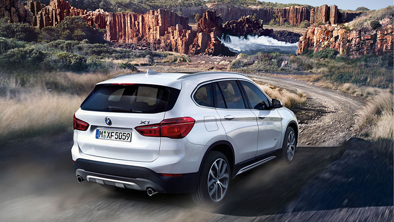 Bmw x1 back view
