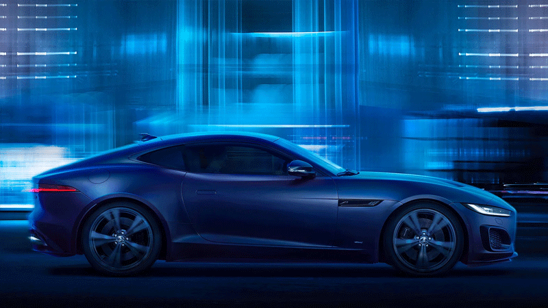 Jaguar f type side view
