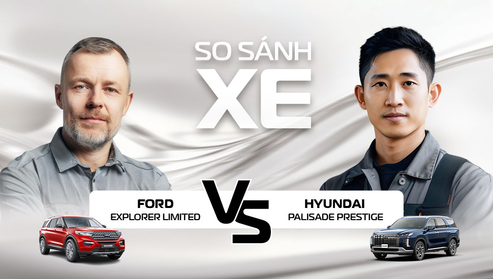 So sanh ford explorer va hyundai palisade